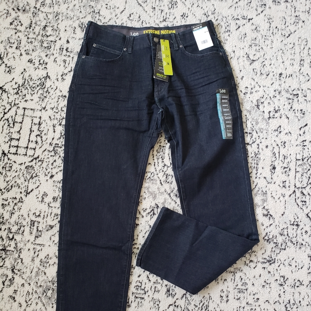 NWT Lee Mens Extreme Motion Jeans 36/34